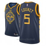 Maglia Golden State Warriors Kevon Looney NO 5 Citta 2018-19 Blu