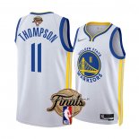 Maglia Golden State Warriors Klay Thompson #11 Association 2022 NBA Finals Bianco