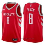 Maglia Houston Rockets Le'bryan Nash NO 8 2017-18 Rosso