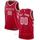 Maglia Houston Rockets Personalizzate 17-18 Rosso