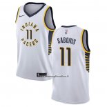 Maglia Indiana Pacers Domantas Sabonis #11 Association Bianco