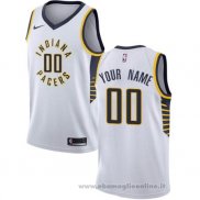 Maglia Indiana Pacers Personalizzate 17-18 Bianco