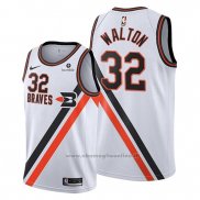 Maglia Los Angeles Clippers Bill Walton NO 32 Classic Edition 2019-20 Bianco