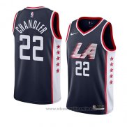 Maglia Los Angeles Clippers Wilson Chandler NO 22 Citta 2019 Blu