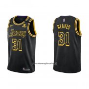 Maglia Los Angeles Lakers Austin Reaves #31 Mamba 2021-22 Nero