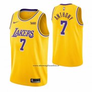 Maglia Los Angeles Lakers Carmelo Anthony #7 Icon 2020 Giallo