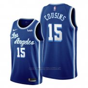 Maglia Los Angeles Lakers Demarcus Cousins NO 15 Classic Edition 2019-20 Blu