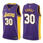 Maglia Los Angeles Lakers Julius Randle NO 30 Statement 2017-18 Viola