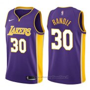 Maglia Los Angeles Lakers Julius Randle NO 30 Statement 2017-18 Viola