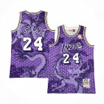 Maglia Los Angeles Lakers Kobe Bryant #24 Asian Heritage Throwback 1996-97 Viola