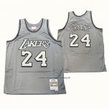 Maglia Los Angeles Lakers Kobe Bryant #24 Mitchell & Ness 1996-97 Grigio