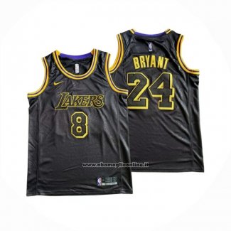 Maglia Los Angeles Lakers Kobe Bryant No 8 24 Nero