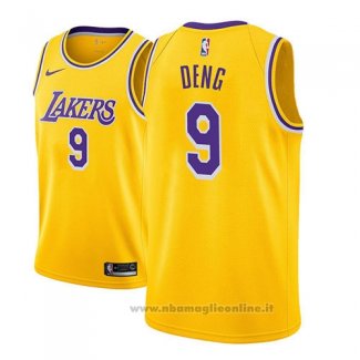 Maglia Los Angeles Lakers Luol Deng NO 9 Icon 2018 Or