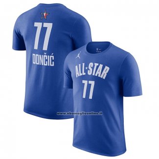 Maglia Manica Corta All Star 2023 Luka Doncic Blu