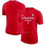 Maglia Manica Corta Houston Rockets Rosso1