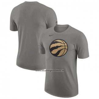 Maglia Manica Corta Toronto Raptors Citta 2023-24 Grigio