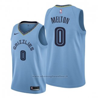 Maglia Memphis Grizzlies De'anthony Melton NO 0 Statement Blu