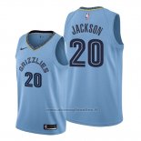 Maglia Memphis Grizzlies Josh Jackson NO 20 Statement Blu