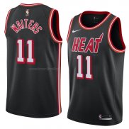 Maglia Miami Heat Dion Waiters NO 11 Classic 2018 Nero