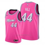 Maglia Miami Heat Solomon Hill NO 44 Earned 2019-20 Rosa