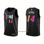 Maglia Miami Heat Tyler Herro #14 Citta 2021-22 Nero