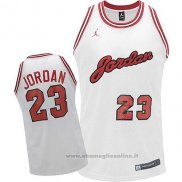 Maglia Michael Jordan NO 23 Bianco