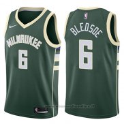 Maglia Milwaukee Bucks Eric Bledsoe NO 6 Icon 2017-18 Verde