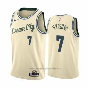 Maglia Milwaukee Bucks Ersan Ilyasova NO 7 Citta Crema