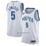 Maglia Minnesota Timberwolves Anthony Edwards #5 Classic 2023-24 Bianco