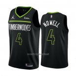 Maglia Minnesota Timberwolves Jaylen Nowell #4 Statement 2022-23 Nero