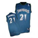 Maglia Minnesota Timberwolves Kevin Garnett NO 21 Throwback Blu
