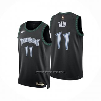 Maglia Minnesota Timberwolves Naz Reid No 11 Classic 2025-26 Nero