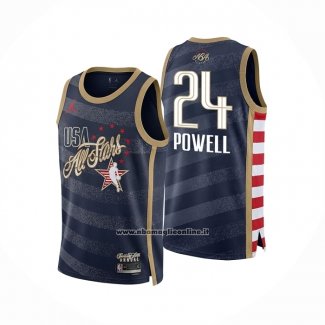 Maglia Nba All Star 2026 Norman Powell No 24 Blu