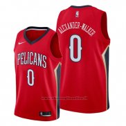 Maglia New Orleans Pelicans Nickeil Alexander-Walker NO 0 Statement Rosso