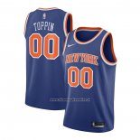 Maglia New York Knicks Obi Toppin #00 Icon 2020-21 Blu