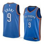 Maglia Oklahoma City Thunder Jerami Grant NO 9 Icon 2018 Blu