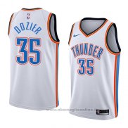 Maglia Oklahoma City Thunder Pj Dozier NO 35 Association 2018 Bianco