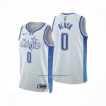 Maglia Orlando Magic Anthony Black No 0 Citta 2025-26 Bianco