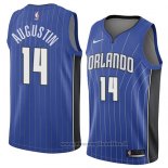 Maglia Orlando Magic D.j. Augustin NO 14 Icon 2018 Blu