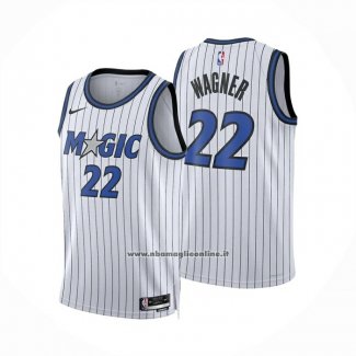 Maglia Orlando Magic Franz Wagner No 22 Association 2025-26 Bianco