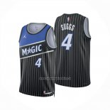 Maglia Orlando Magic Jalen Suggs No 4 Statement 2025-26 Nero