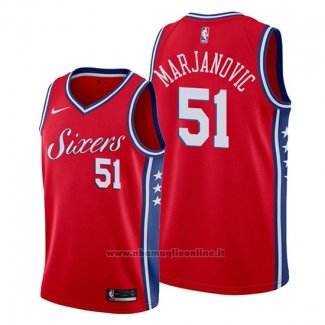 Maglia Philadelphia 76ers Boban Marjanovic NO 51 Statement Rosso
