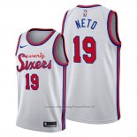 Maglia Philadelphia 76ers Raul Neto NO 19 Classic 2019-20 Bianco