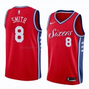 Maglia Philadelphia 76ers Zhaire Smithstatement NO 8 Statement 2018 Rosso