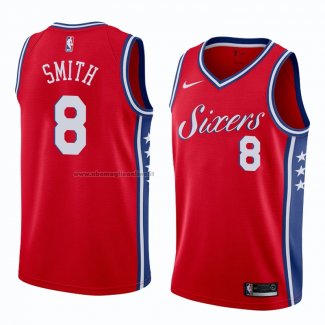 Maglia Philadelphia 76ers Zhaire Smithstatement NO 8 Statement 2018 Rosso