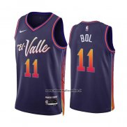 Maglia Phoenix Suns Bol Bol #11 Citta 2023-24 Viola