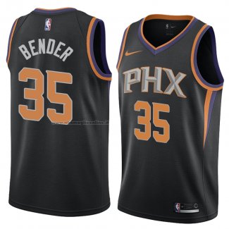 Maglia Phoenix Suns Dragan Bender NO 35 Statement 2018 Nero