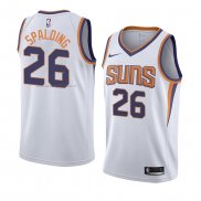 Maglia Phoenix Suns Knicks Ray Spalding NO 26 Association 2018 Bianco