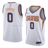 Maglia Phoenix Suns Marquese Chriss NO 0 Association 2018 Bianco