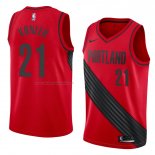 Maglia Portland Trail Blazers Noah Vonleh NO 21 Statement 2018 Rosso